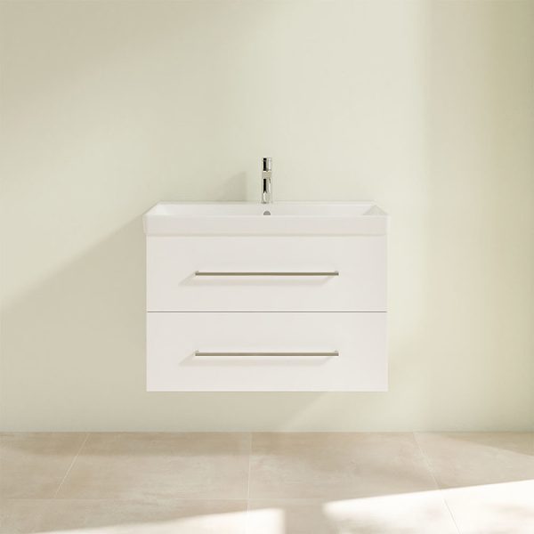 Villeroy and Boch Avento Wall Hung Vanity Unit 800mm   Crystal White - Image 4