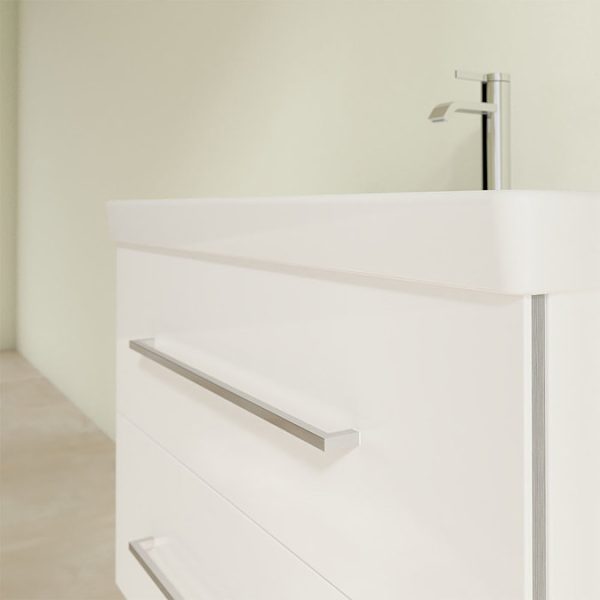 Villeroy and Boch Avento Wall Hung Vanity Unit 800mm   Crystal White - Image 6