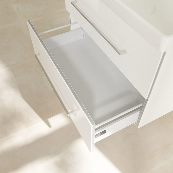 Villeroy and Boch Avento Wall Hung Vanity Unit 800mm   Crystal White - Image 7
