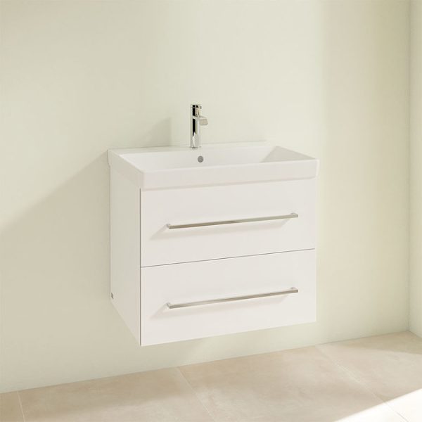 Villeroy and Boch Avento Wall Hung Vanity Unit 630mm   Crystal White - Image 3