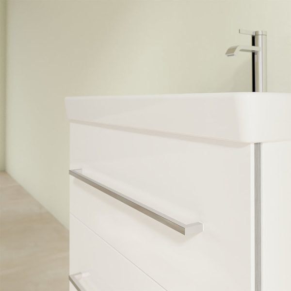 Villeroy and Boch Avento Wall Hung Vanity Unit 630mm   Crystal White - Image 6