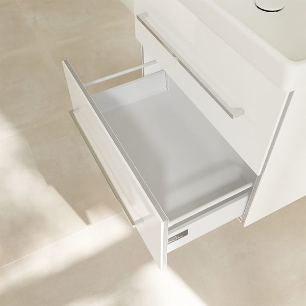 Villeroy and Boch Avento Wall Hung Vanity Unit 630mm   Crystal White - Image 7