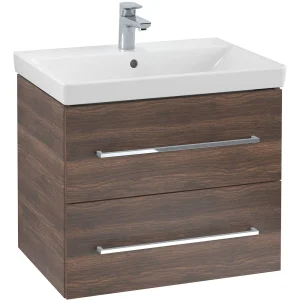 Villeroy and Boch Avento Arizona Oak 650mm Wall Hung 2 Drawer Vanity Unit
