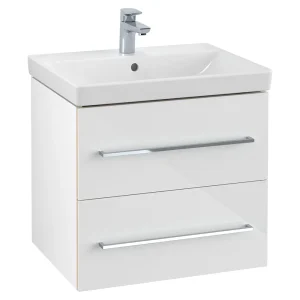 Villeroy and Boch Avento Wall Hung Vanity Unit 580mm   Crystal White