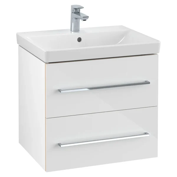 Villeroy and Boch Avento Wall Hung Vanity Unit 580mm   Crystal White