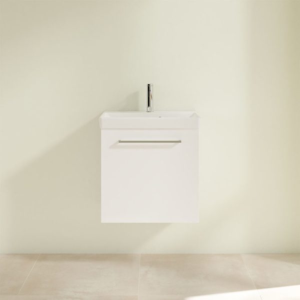 Villeroy and Boch Avento Wall Hung Vanity Unit 530mm   Crystal White - Image 4