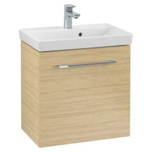 Villeroy and Boch Avento Nordic Oak 550mm Wall Hung 1 Door Vanity Unit