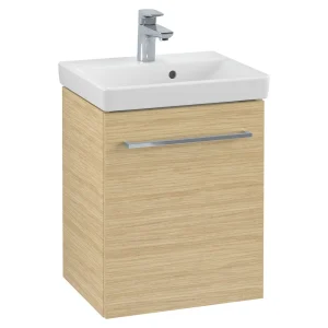 Villeroy and Boch Avento Nordic Oak 450mm Wall Hung 1 Door Vanity Unit
