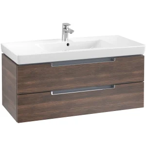 Villeroy and Boch Subway 2.0 Arizona Oak 1000mm Wall Hung 2 Drawer Vanity Unit