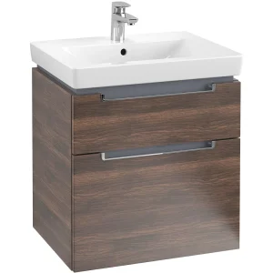 Villeroy and Boch Subway 2.0 Arizona Oak 600mm Wall Hung 2 Drawer Vanity Unit