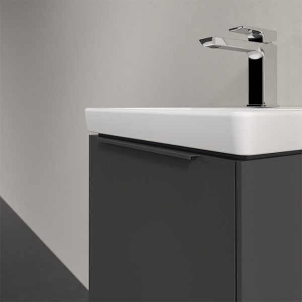 Villeroy and Boch Subway 3.0 Graphite 450mm Wall Hung 1 Door Vanity Unit - Image 2