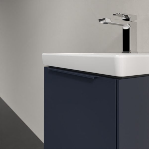 Villeroy and Boch Subway 3.0 Marine Blue 450mm Wall Hung 1 Door Vanity Unit - Image 2