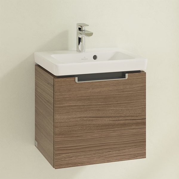 Villeroy and Boch Subway 2.0 Arizona Oak 450mm Wall Hung 1 Drawer Vanity Unit - Image 3