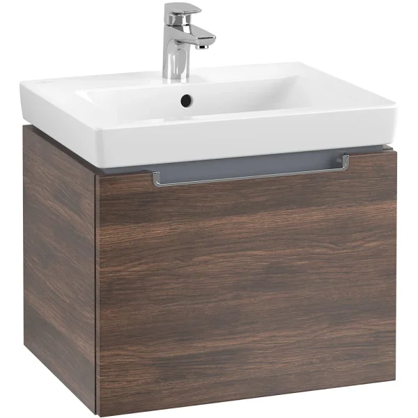 Villeroy and Boch Subway 2.0 Arizona Oak 550mm Wall Hung 1 Drawer Vanity Unit