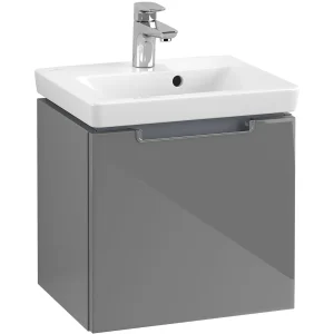 Villeroy and Boch Subway 2.0 Glossy Grey 450mm Wall Hung 1 Drawer Vanity Unit
