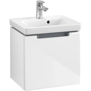 Villeroy and Boch Subway 2.0 Glossy White 450mm Wall Hung 1 Drawer Vanity Unit