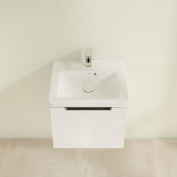 Villeroy and Boch Subway 2.0 Glossy White 500mm Wall Hung 1 Drawer Vanity Unit - Image 5