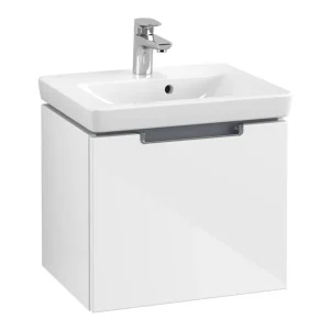 Villeroy and Boch Subway 2.0 Glossy White 500mm Wall Hung 1 Drawer Vanity Unit