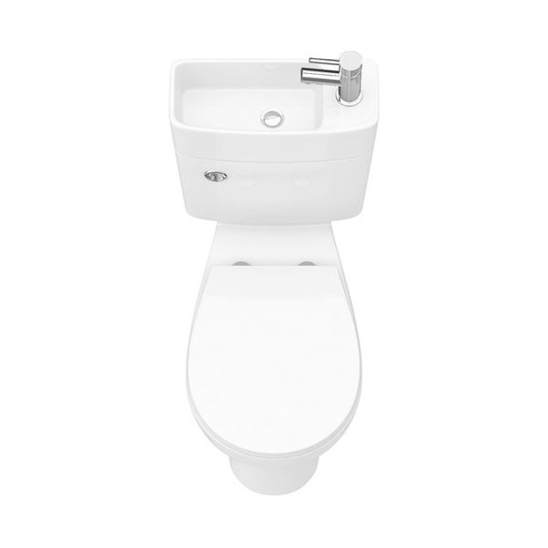 Seattle Combined Two In One Wash Basin + Toilet - Image 2