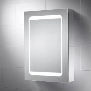 Sensio Belle Dual Lit LED Mirror Cabinet with Demister Pad & Shaving Socket