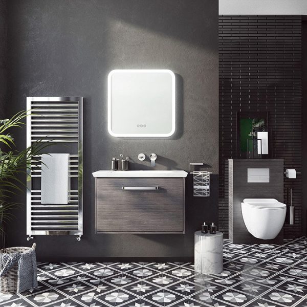 Crosswater Svelte 600 x 600mm Illuminated Mirror - Image 3