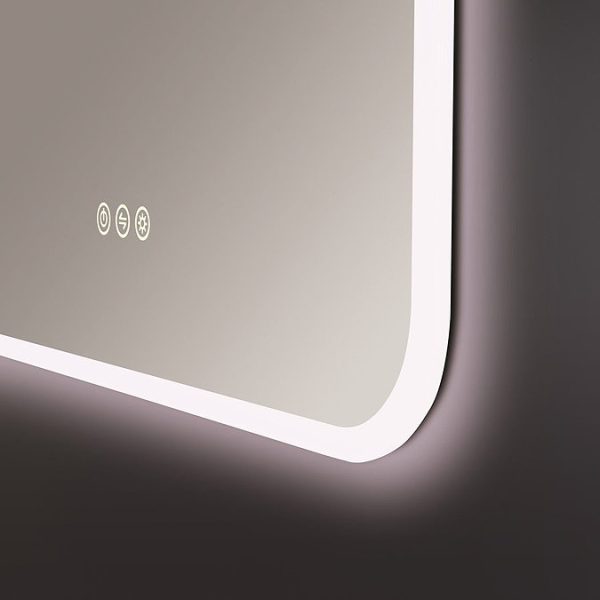 Crosswater Svelte 600 x 600mm Illuminated Mirror - Image 5