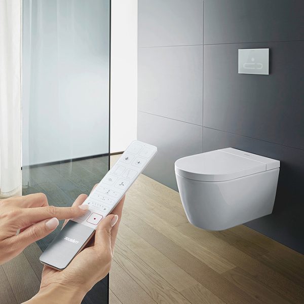 Duravit SensoWash Starck F Lite Compact Wall Hung Shower Toilet + Install Kit - Image 3