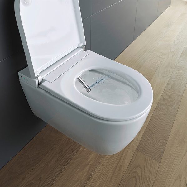 Duravit SensoWash Starck F Lite Compact Wall Hung Shower Toilet + Install Kit - Image 5
