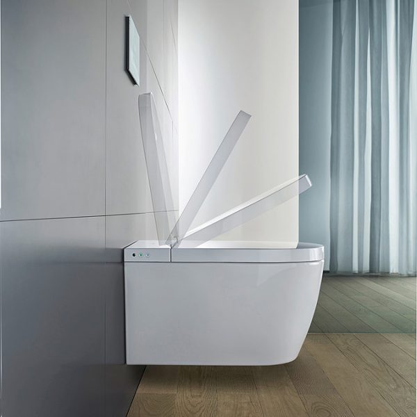 Duravit SensoWash Starck F Lite Compact Wall Hung Shower Toilet + Install Kit - Image 6