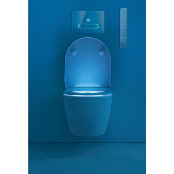 Duravit SensoWash Starck F Lite Compact Wall Hung Shower Toilet + Install Kit - Image 7