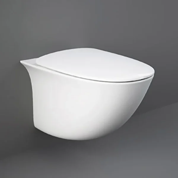 RAK Sensation Rimless Mini Wall Hung Pan + Soft Close Seat