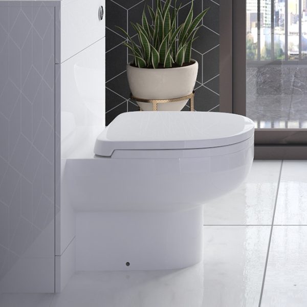 Sofia Back to Wall Toilet Pan + Soft Close Seat - Image 2