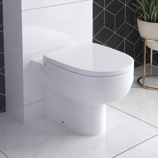 Sofia Back to Wall Toilet Pan + Soft Close Seat - Image 3