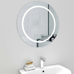 Mode Shine 600 x 600mm Round LED Illuminated Mirror with Demister