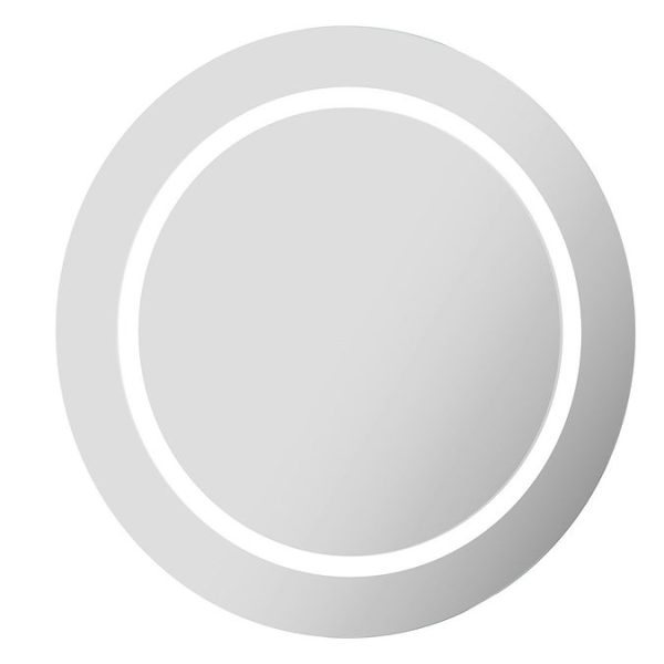 Mode Shine 600 x 600mm Round LED Illuminated Mirror with Demister - Image 2