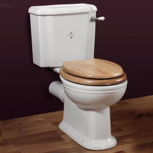 Silverdale Victorian Close Coupled Toilet   Excludes Seat