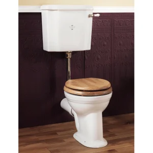 Silverdale Victorian Low Level Toilet   Excludes Seat