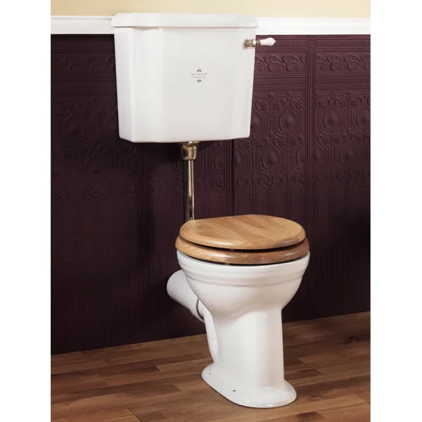Silverdale Victorian Low Level Toilet   Excludes Seat