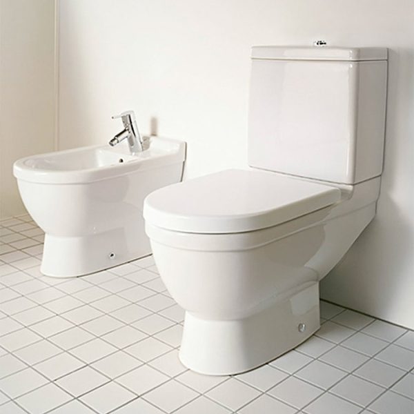 Duravit Starck 3 HygieneGlaze Close Coupled Toilet + Seat - Image 2