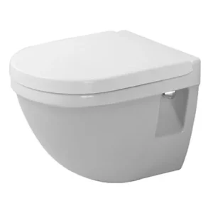 Duravit Starck 3 Compact HygieneGlaze Wall Hung Toilet Pan + Seat