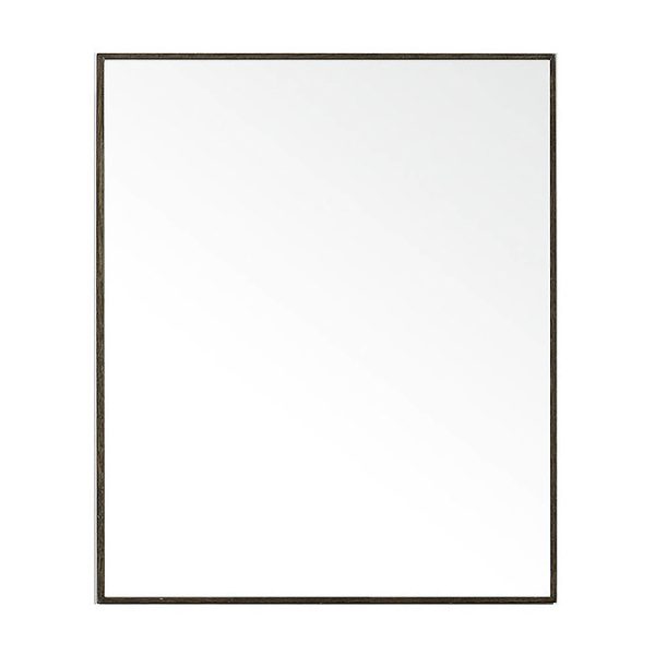 550mm Slimline Mirror Cabinet Dark Oak - Image 2