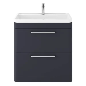 Hudson Reed Solar 800mm Floor Standing Cabinet & Basin   Indigo Blue