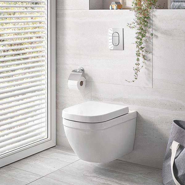 Grohe Solido 0.82m Frame / Euro Rimless Complete WC 5 in 1 Pack - Image 6