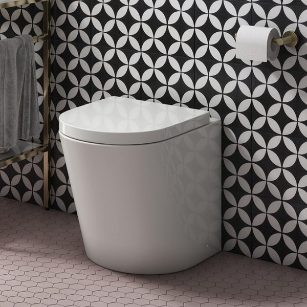 Solace Back to Wall Toilet with Soft Close Seat + Concealed Cistern - Image 2