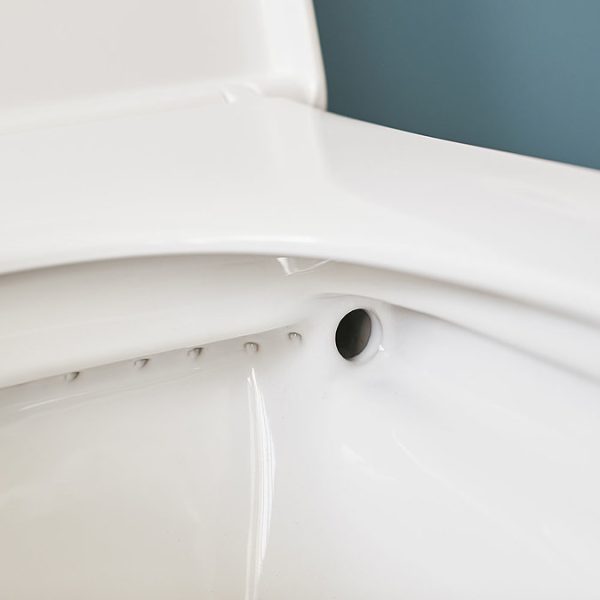 Britton Bathrooms Sphere Tall Rimless Back To Wall Pan + Soft Close Seat - Image 3