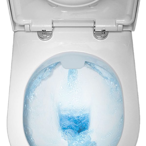 Cove Rimless Close Coupled Toilet + Soft Close Seat - Image 2