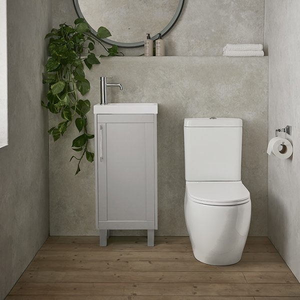Heritage Stamford Rimless Close Coupled Toilet + Soft Close Seat - Image 2