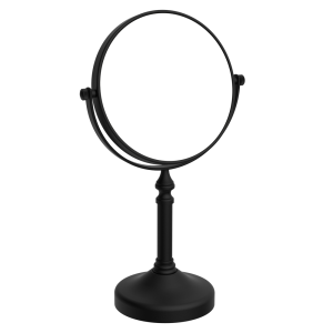 Trafalgar Round Cosmetic Mirror   Matt Black