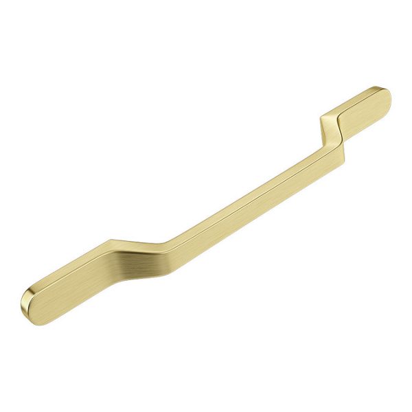 Trafalgar Wall Hung Vanity   Matt White   800mm 1 Drawer with Brushed Brass Handle - Image 3