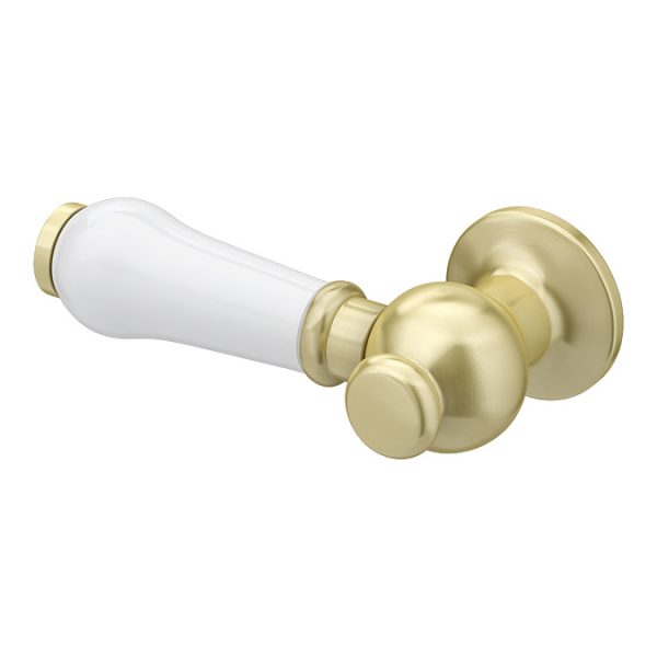 Trafalgar Low Level Toilet   Brushed Brass (Excludes Seat) - Image 3